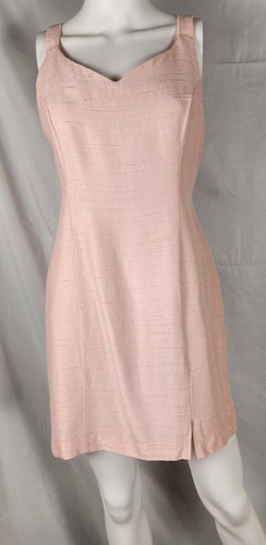 Abito tubino smanicato rosa - , a