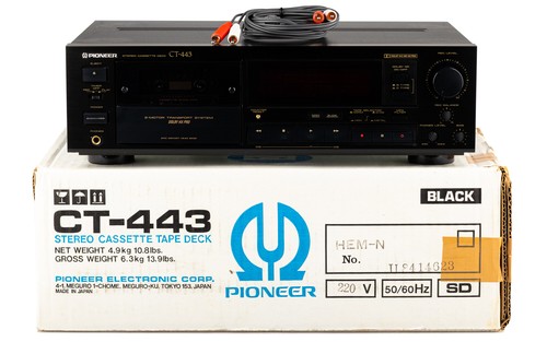 Pioneer 443 registratore a - ct-443,