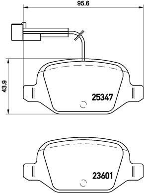 Kit pattini freno brembo per - brembo,