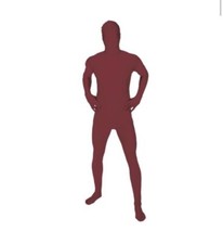 Morphsuit da uomo adulto XXL marrone costume tutto in un cervo