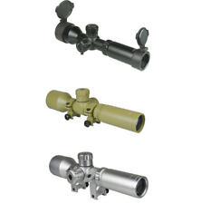 Cannocchiale da puntamento scout grandangolare per rilievo occhi lunghi vari colori 3-9x42 con anelli