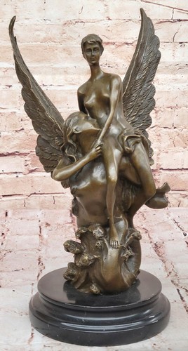 Romantica scultura angelo - , in