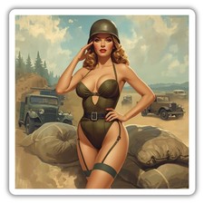 Pin Up Girl Adesivo Vinile
