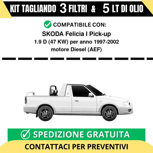 Tagliando per skoda felicia - skoda,