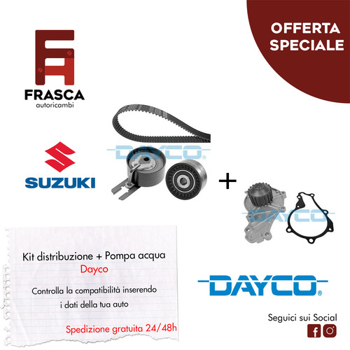 Kit distribuzione pompa - distribuzione,