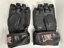 Guanti Vintage in Pelle per Grappling, Autodifesa, Krav Maga - Leone - Taglia L