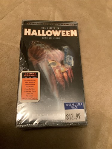 Halloween vhs movie tape - vhs,