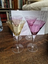 4 bicchieri cristallo Colore
