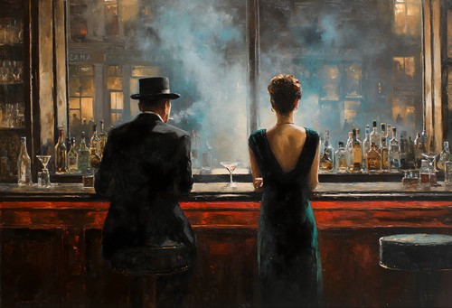 Wine bar uomini donne - uomini, figure