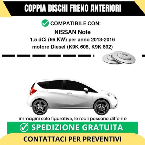 Coppia dischi freno anteriori - dischi,