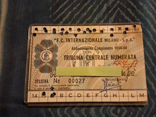 Tessera abbonamento stadio