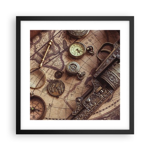 Poster 40x40cm cartografia - poster,