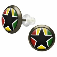 1 Paio di Orecchini Cabochon