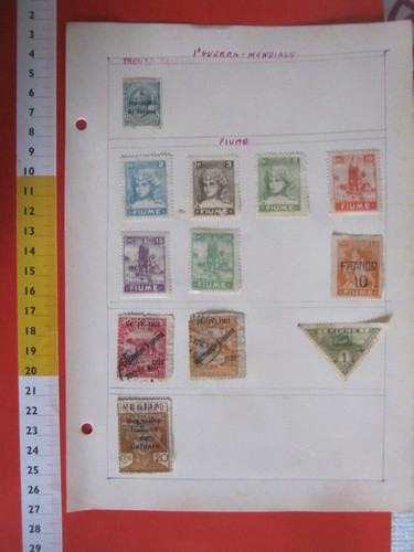 Francobolli stamps fiume - ab,