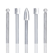 Set 5 pezzi punte per intaglio