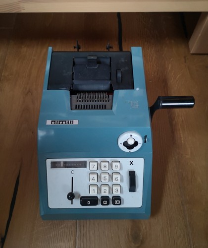 Calcolatore meccanico olivetti - meccanico,