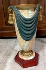 ?  Anfora dipinta vintage Made in ?? in stile antico Romanico vaso alto 49 cm