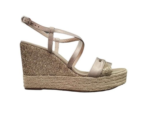Sandali con zeppa nero - zeppa,