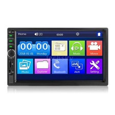 Autoradio 7" MP5 Bluetooth 1080P Auto Retrocamera Telecomando 7018