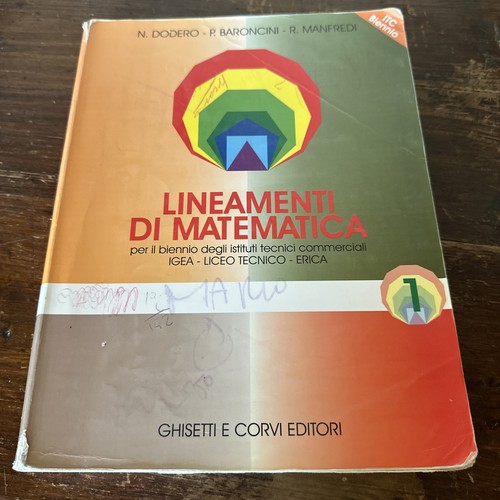 Lineamenti matematica - di,