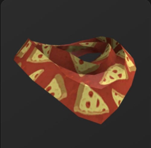 Robl0x pizza infinity scarf - pizza,