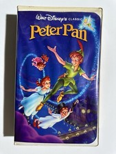 Peter Pan, 1990 VHS, Black