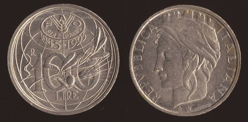 100 lire 1995 anni della - lire,