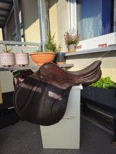 Sella per saltare Stübben colore marrone tabacco 17,5 pollici larghezza 31 cm