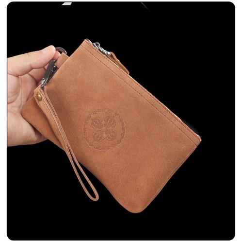 Leather tobacco bag - bag, pipes