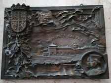 Antica Scultura Bronzo Targa