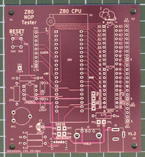 Zilog Z80 CPU NOP Tester PCB