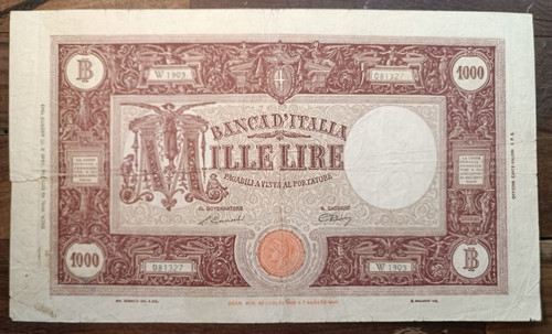 Repubblica 000 lire - lire, grande
