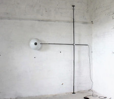 Lampada terra cielo Bigo Design S. T. Valenti 1981 piantana anni '80 Vintage