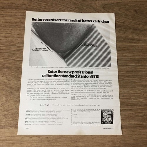 Gram141 magazine advert 11x8 - magazine,