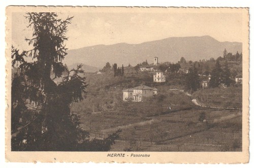 Merate panorama cartolina - panorama,