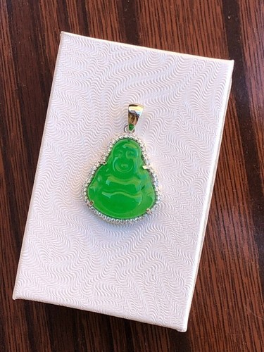 925 sterling silver green - silver, cz