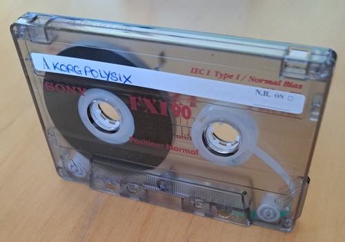 Korg polysix cassetta nastro - polysix,