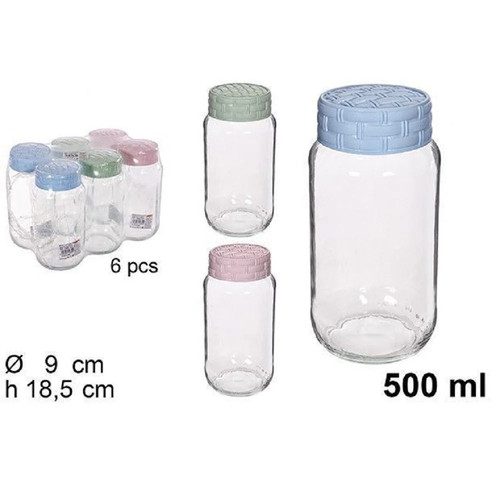 Set contenitore barattolo - set, 6