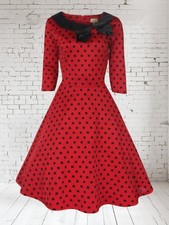 Abito vintage anni 50 a pois