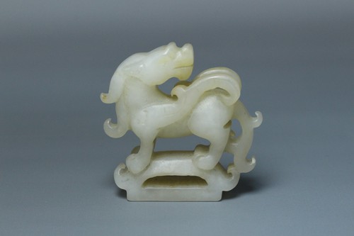 Antica statuina qilin drago - statuina,
