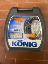 catene auto Konig nuove mai usate ideali per cerchi in lega