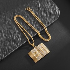 Collana con ciondolo libro