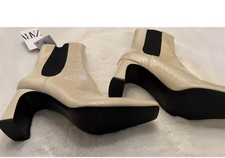 Stivaletti scarpe Zara ecrù