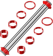 35Cm Mattarello Con Spessori, Stecche per Stendere Pasta Frolla, Antiaderente Ma