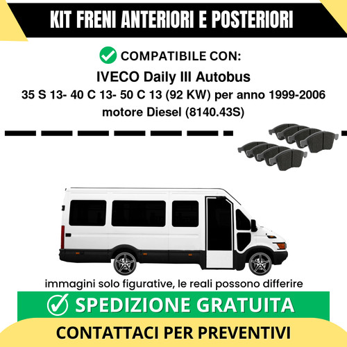 Pastiglie freno ant - pastiglie, post