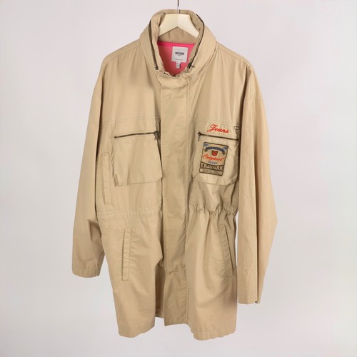 Moschino jeans cappotto parka - moschino,