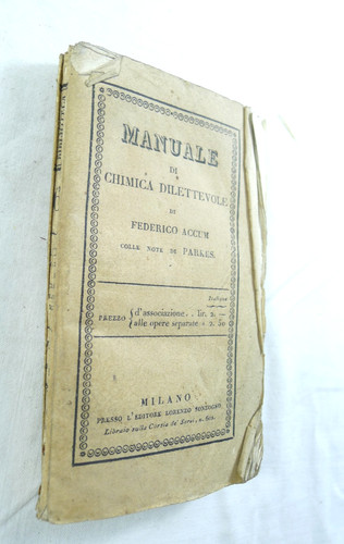 Libro antico chimica - libro,