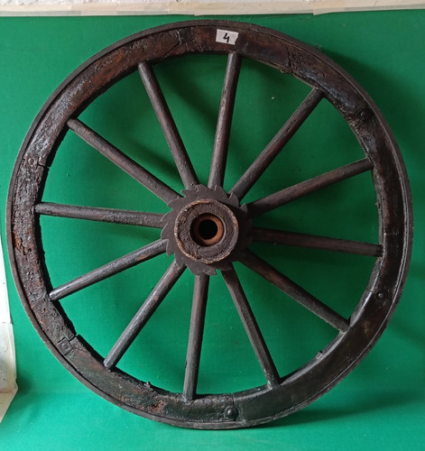 Antica ruota carro carretto - ruota, di