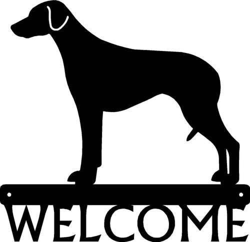 Insegna benvenuto cane - insegna, di