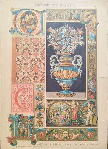 Antica stampa colori - stampa, del